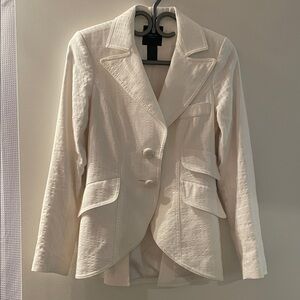 Elegant Smythe Off White Women's Blazer Size 6